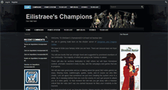 Desktop Screenshot of eilistraeeschampions.com